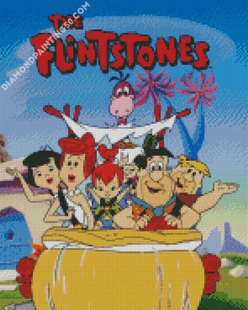 Flintstones Characters diamond painting