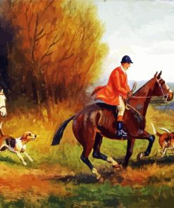 Fox Hunt Art Diamond Paintings