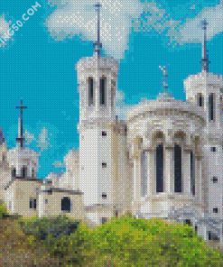 France Lyon Notre Dame Fourviere diamond painting