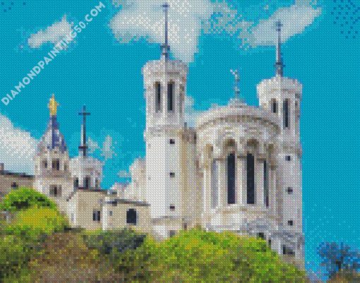 France Lyon Notre Dame Fourviere diamond painting