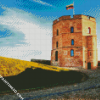 Gediminas Tower Lithuania diamond painting