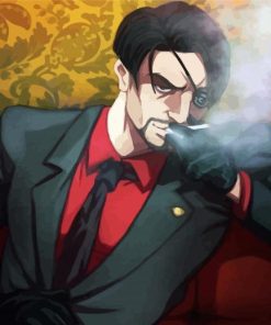 Goro Majima Smoking diamond painting