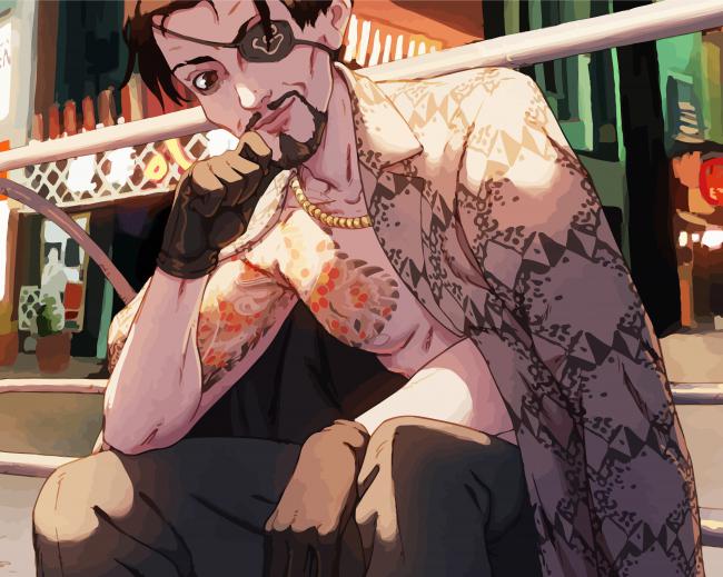 Goro Majima Yakuza Video Game diamond painting