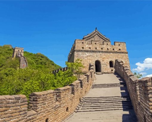 Great Wall Building In China Diamond Paintings