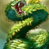 Green Dragon diamond painting