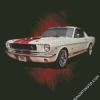 66 Ford Mustang Car Art Diamond Paintings