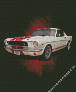 66 Ford Mustang Car Art Diamond Paintings