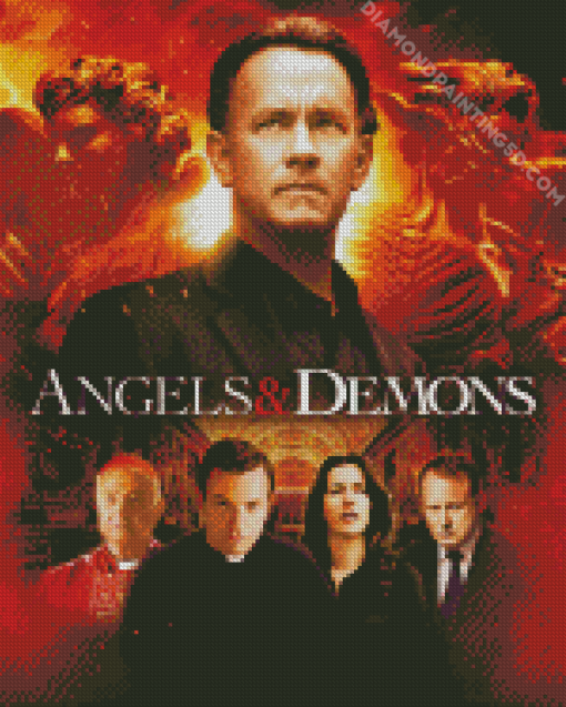 Angels And Demons Movie Poster Diamond Paintings