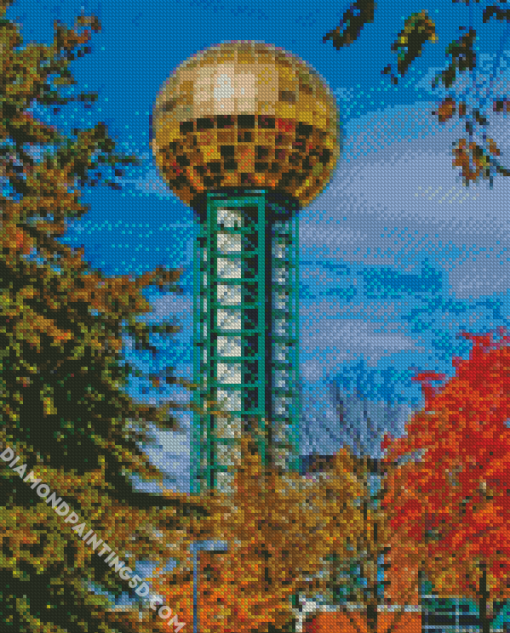 Knoxville Sunsphere Diamond Paintings