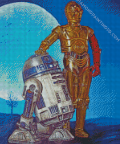 R2D2 And C3po Diamond Paintings