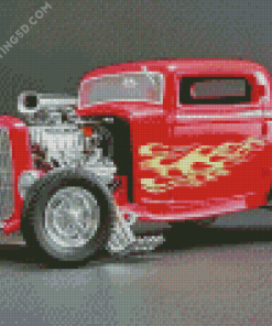 Red 32 Ford Coupe Diamond Paintings