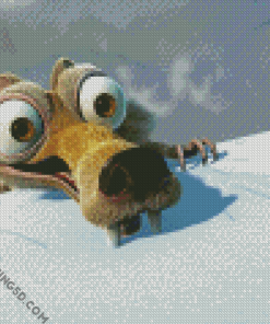 Scrat Animated Movie Character Diamond Paintings