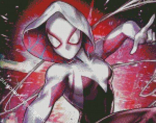 Spider Gwen Animation Diamond Paintings