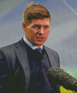 Steven Gerrard Football Manager Diamond Paintings