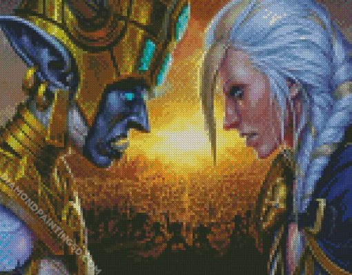 World Of Warcraft Battle For Azeroth Diamond Paintings