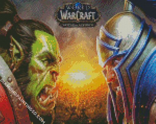 World Of Warcraft Battle For Azeroth Game Characters Diamond Paintings