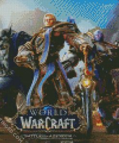 World Of Warcraft Battle For Azeroth Game Poster Diamond Paintings