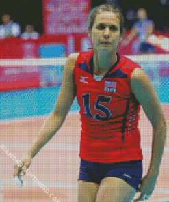 American Volleyball Player Logan Tom Diamond Paintings