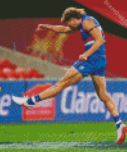 Australian Rules Football Western Bulldogs Player Diamond Paintings