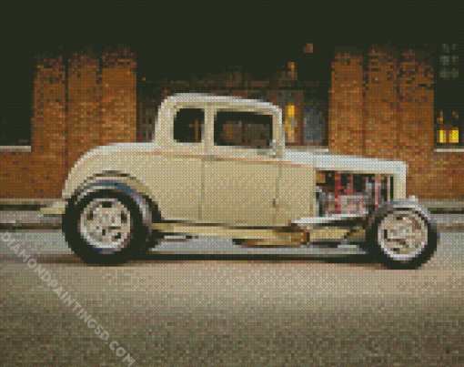 Beige 32 Ford Coupe Diamond Paintings