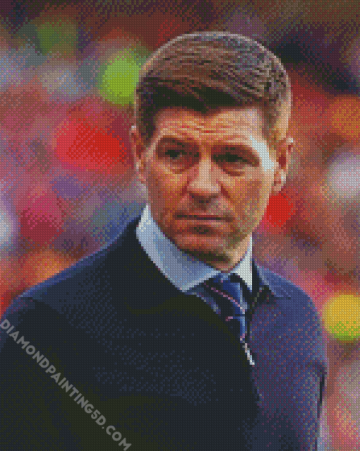 Football Manager Steven Gerrard Diamond Paintings