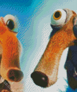 Ice Age Scrat Diamond Paintings