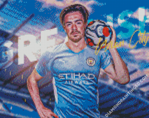 Jack Grealish Manchester City Player Diamond Paintings