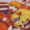 Naruto And Kurama Diamond Paintings