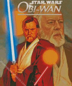 Obi Wan Kenobi Star Wars Poster Diamond Paintings