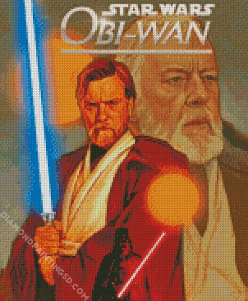 Obi Wan Kenobi Star Wars Poster Diamond Paintings