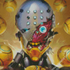 Overwatch Video Game Zenyatta Diamond Paintings