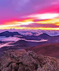 Haleakala Sunset Diamond Paintings