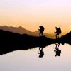 Hikers At Sunset diamond painting