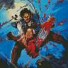 Horror Movie Leatherface diamond painting