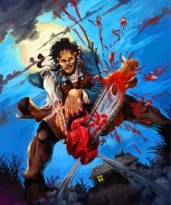 Horror Movie Leatherface diamond painting