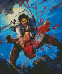 Horror Movie Leatherface diamond painting