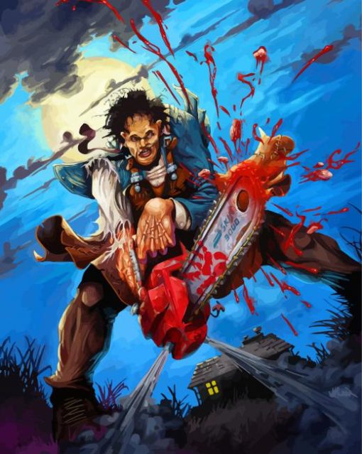 Horror Movie Leatherface diamond painting