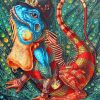 Iguana Art diamond painting