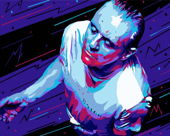 Illustration Hannibal Lecter diamond painting