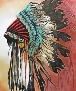 Indian Headdress diamond painting