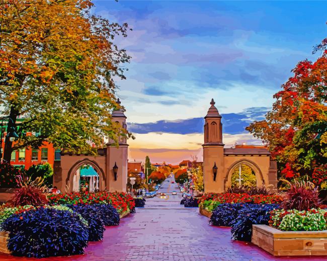 Indiana University Garden Diamond Paintings