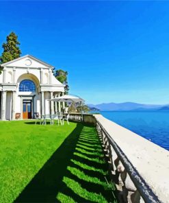 Italian Villa On The lake Diamond Paintings