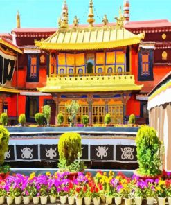 Jokhang Temple Lhasa China diamond painting