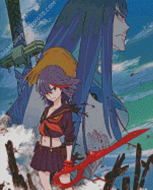 Kill La Kill Anime Poster Diamond Painting