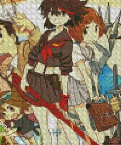 Kill La Kill Characters Diamond Painting