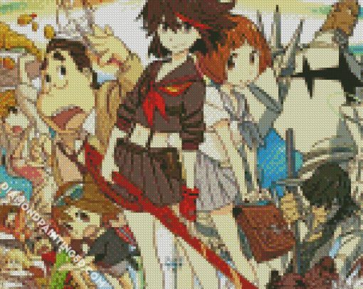 Kill La Kill Characters Diamond Painting