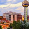 Knoxville Skyline At Sunset Diamond Paintings