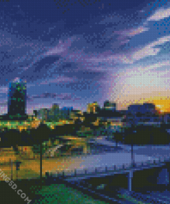 Knoxville Sunset Diamond Painting