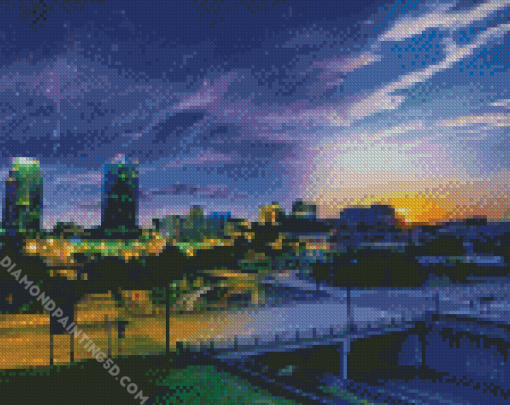 Knoxville Sunset Diamond Painting