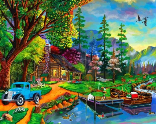 Landscape Paradise Diamond Paintings